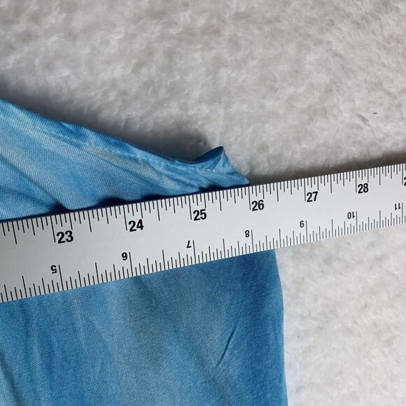 Raviya Cover-Up Dress Womens 2X Blue Rayon Pigment Wash Off the Shoulder S9498 - Picture 6 of 10